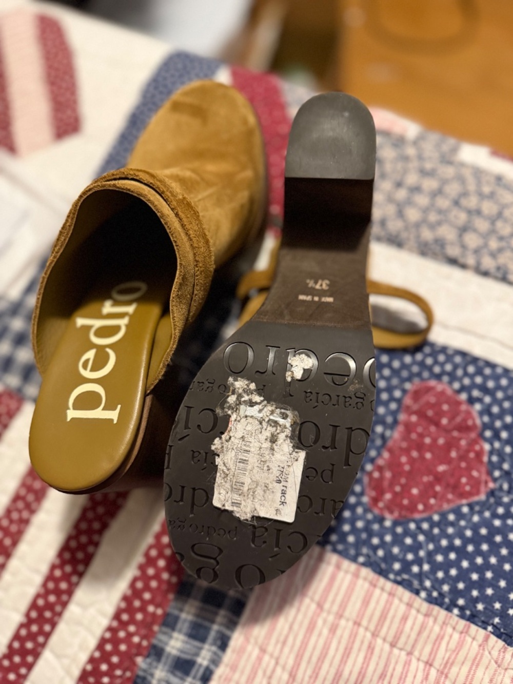 Pedro Garcia Suede Mule / clog size 37.5 - Picture 3 of 4